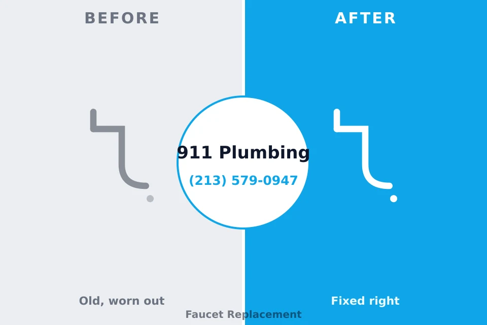 Before and after: plumbing company Belleville, MI